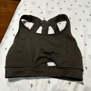 Alphalete sports bra in mocha